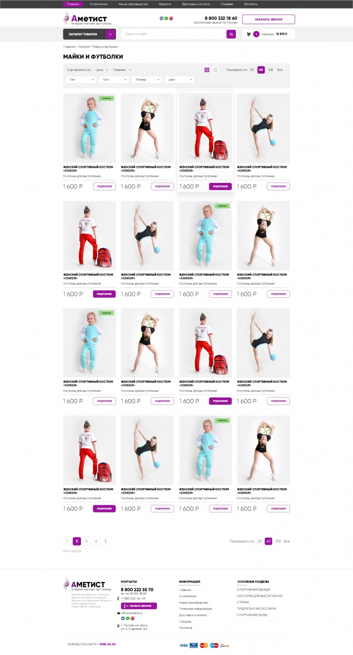 Фото Одежда для гимнастики