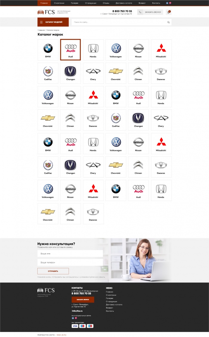 Фото Автомобильные коврики FCS