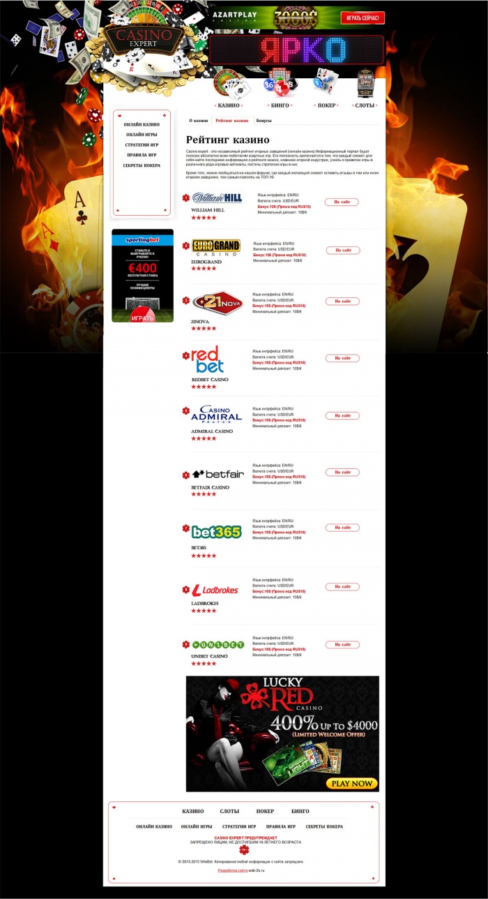Фото Рейтинг онлайн казино